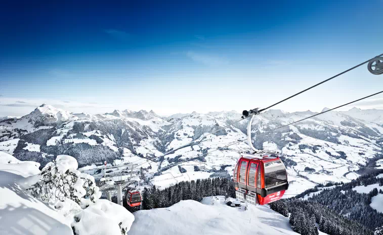 Skiing at Kitzbühel and Kitzbüheler Horn