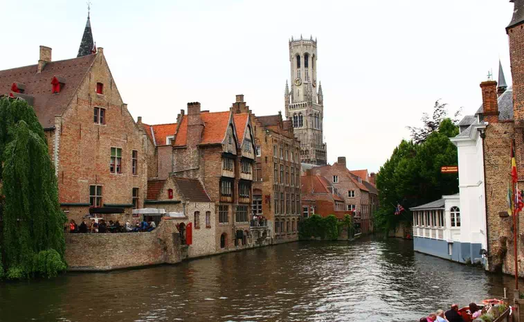 The Canals and Belfry of Bruges