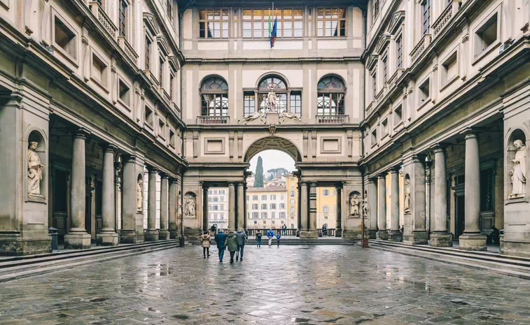 The Uffizi Gallery in Florence