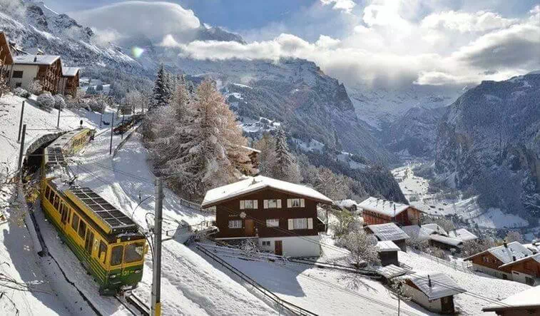 Switzerland Mountain Village Wengen Information